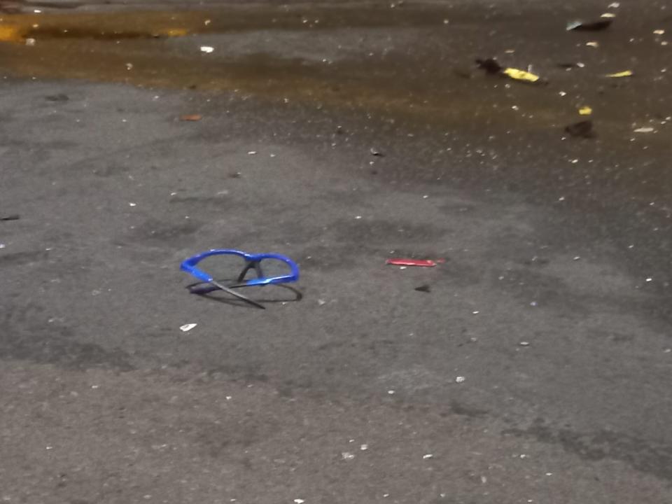 Foto 10 de 11 — Acidente deixa três pessoas gravemente feridas na Via Expressa; veja imagens